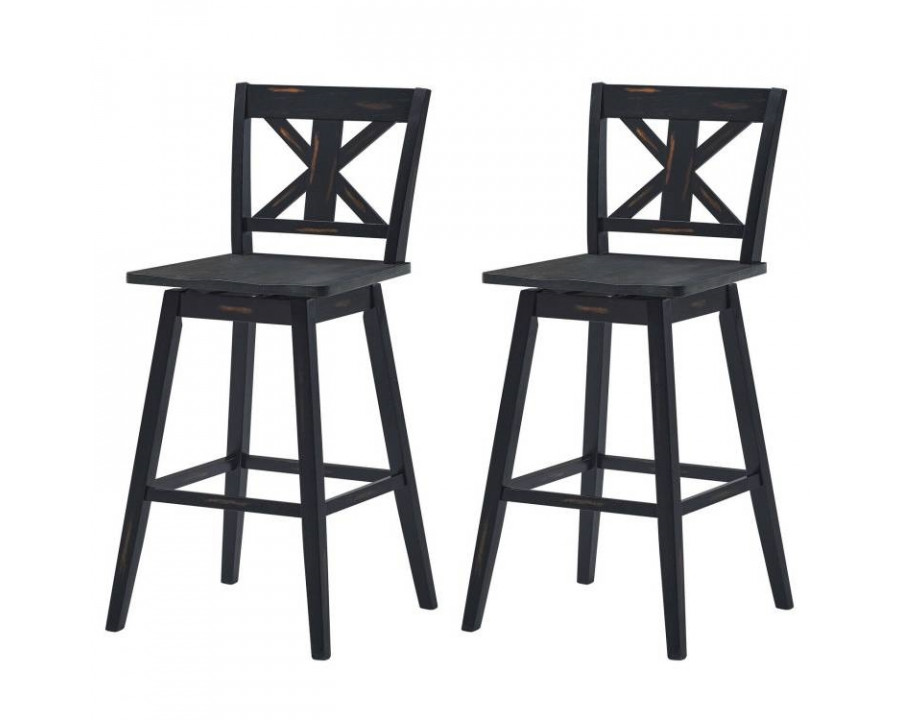 FaFurn - Set of 2 Modern Swivel Barstool