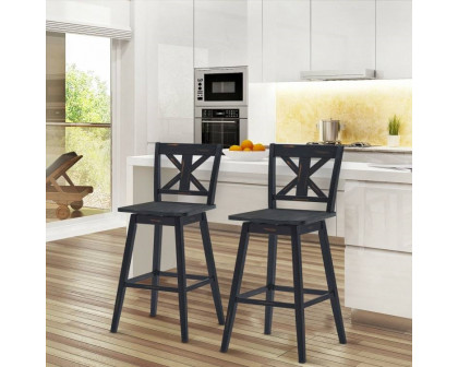 FaFurn - Set of 2 Modern Swivel Barstool