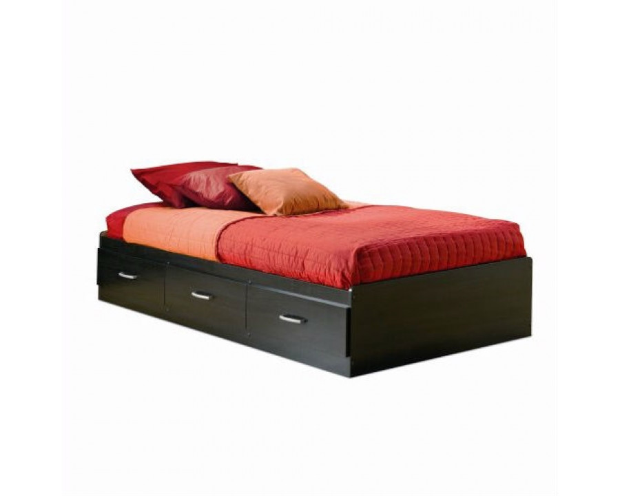 FaFurn - Twin Size Platform Daybed with Storage Drawers