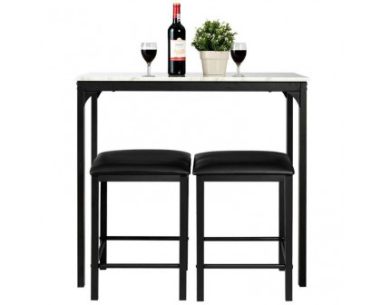 FaFurn - 3-Piece Modern Dining Set (DTSCBWM4239581)