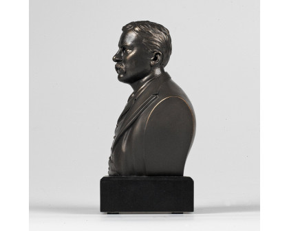 FaFurn - Theodore Roosevelt Bust Statue in Bronze