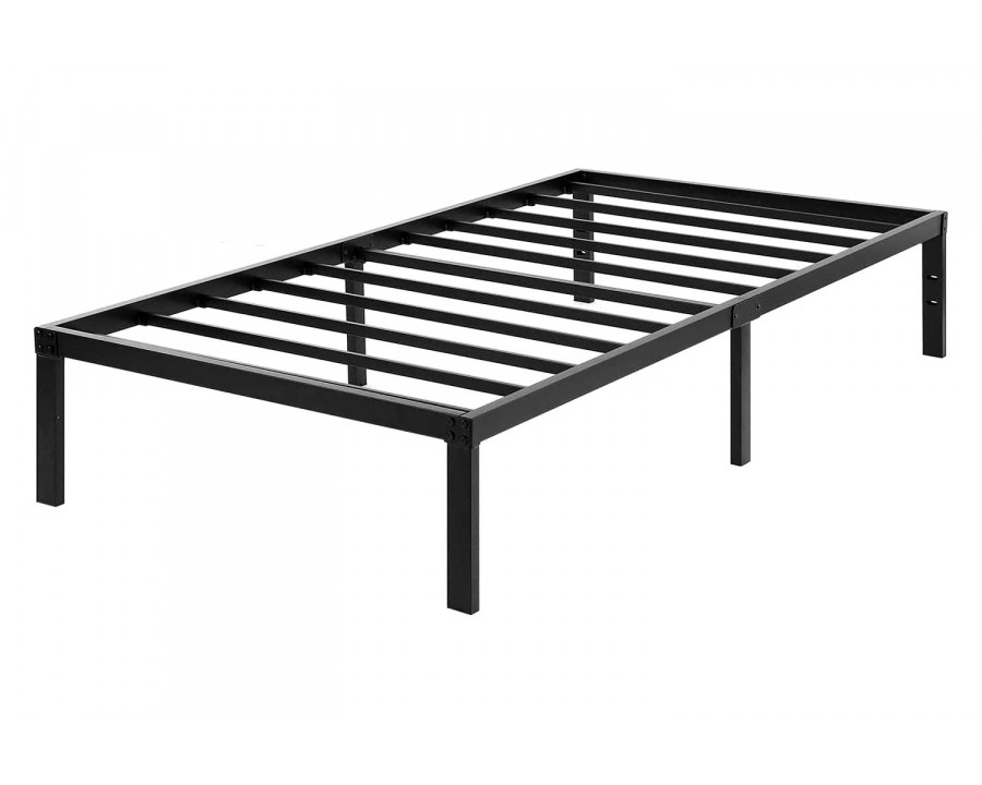 FaFurn 16-Inch Heavy Duty Metal Bed Frame with 3,000 Lbs Weight Capacity - Twin Size