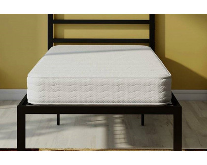 FaFurn Metal Platform Bed Frame with Headboard Included - Twin Size