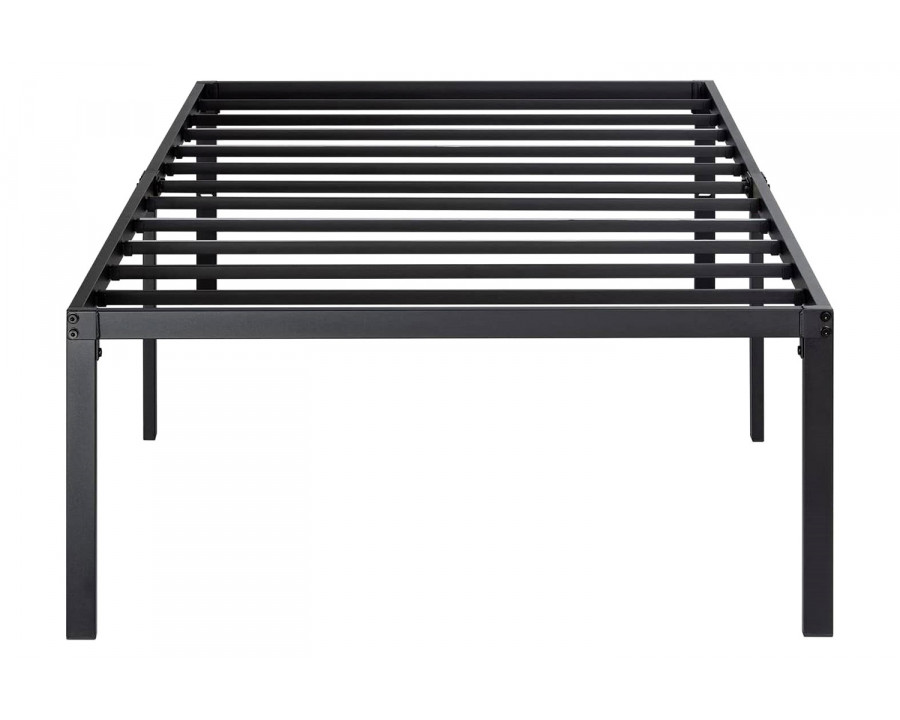 FaFurn 18-Inch Metal Platform Bed Frame with Under-Bed Storage Space - Twin Size