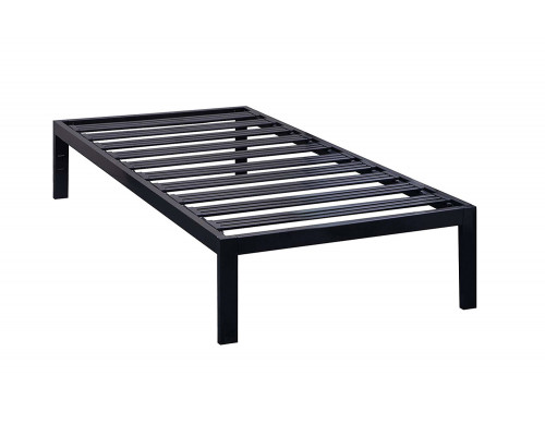 FaFurn Metal Platform Bed Frame with Wide Steel Slats - Twin Size