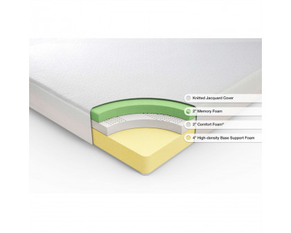 FaFurn™ Twin XL Size Memory Foam Mattress - Medium Firm