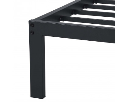 FaFurn Twin XL Size High Rise Platform Bed Frame - Metal