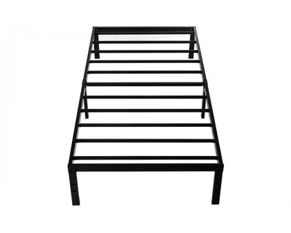 FaFurn - Twin Xl Study Black Metal Platform Bed Frame