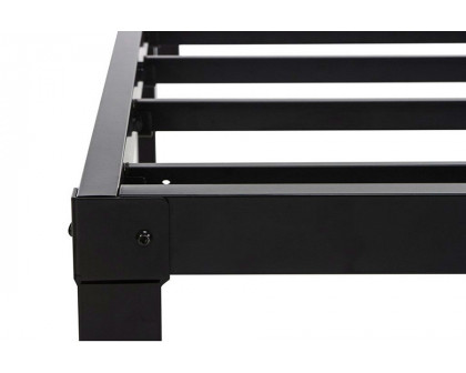 FaFurn - Twin Xl Study Black Metal Platform Bed Frame