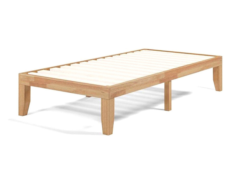 FaFurn Solid Wood Platform Bed Frame - Twin Size