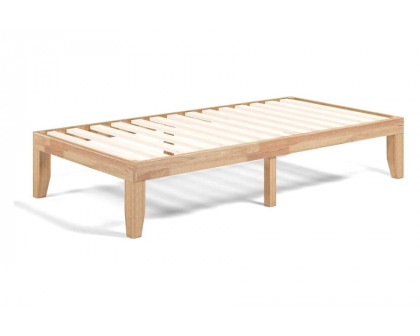 FaFurn Solid Wood Platform Bed Frame - Twin Size