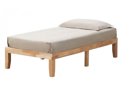 FaFurn Solid Wood Platform Bed Frame - Twin Size