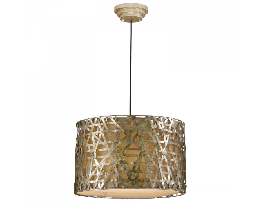 FaFurn - Modern 3-Light Ceiling Pendant Light in Champagne