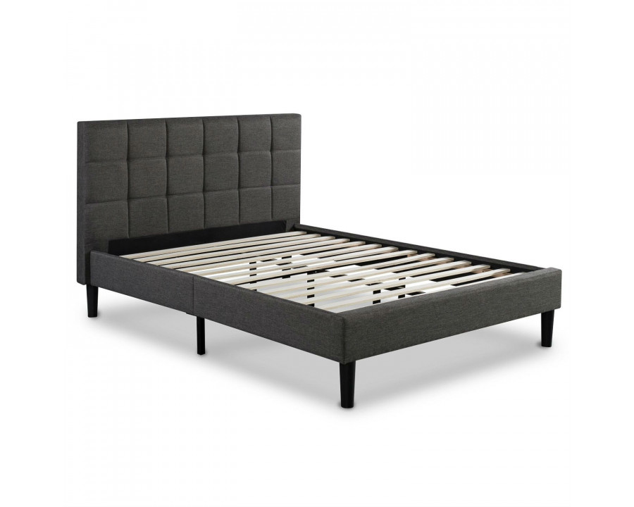 FaFurn - Queen Size Platform Bed Frame with Headboard