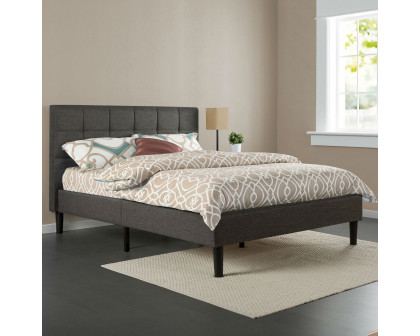 FaFurn - Queen Size Platform Bed Frame with Headboard