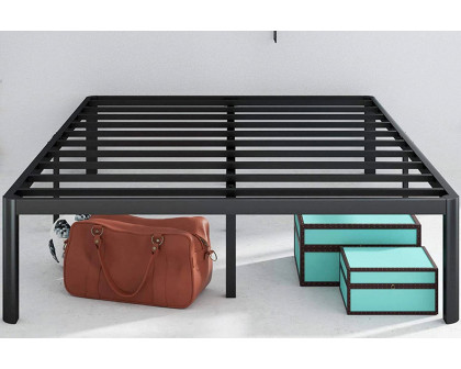 FaFurn - King Metal Platform Bed Frame with Rounded Legs 700 Lbs Weight Capacity