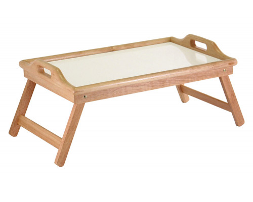 FaFurn - Breakfast in Bed Tray Table with Handles and Foldable Legs