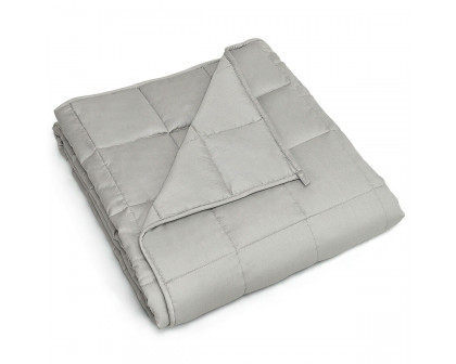 FaFurn Blanket with 100% Cotton Cover - Light Gray