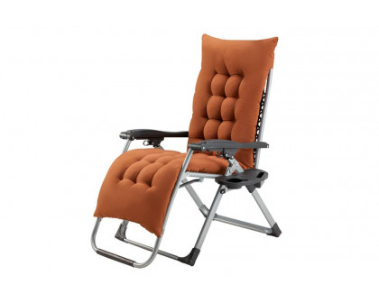 FaFurn - Folding Recliner Chair with Removable Cushion