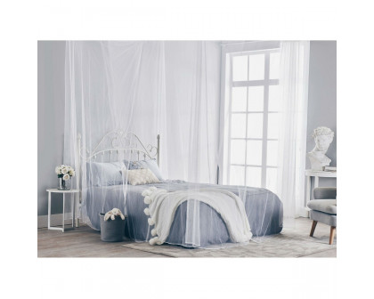 FaFurn - Canopy Bed Frame in White