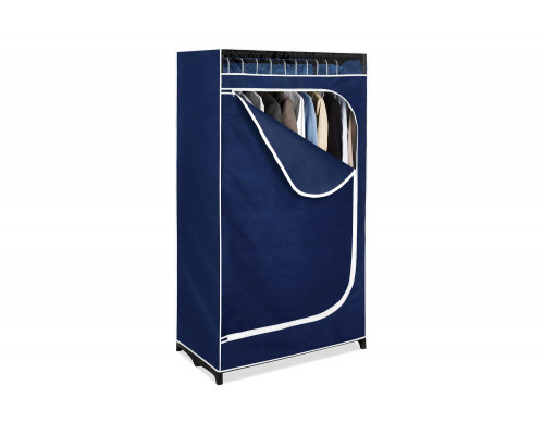 FaFurn - Portable Clothes Closet Wardrobe in Blue Breathable Fabric