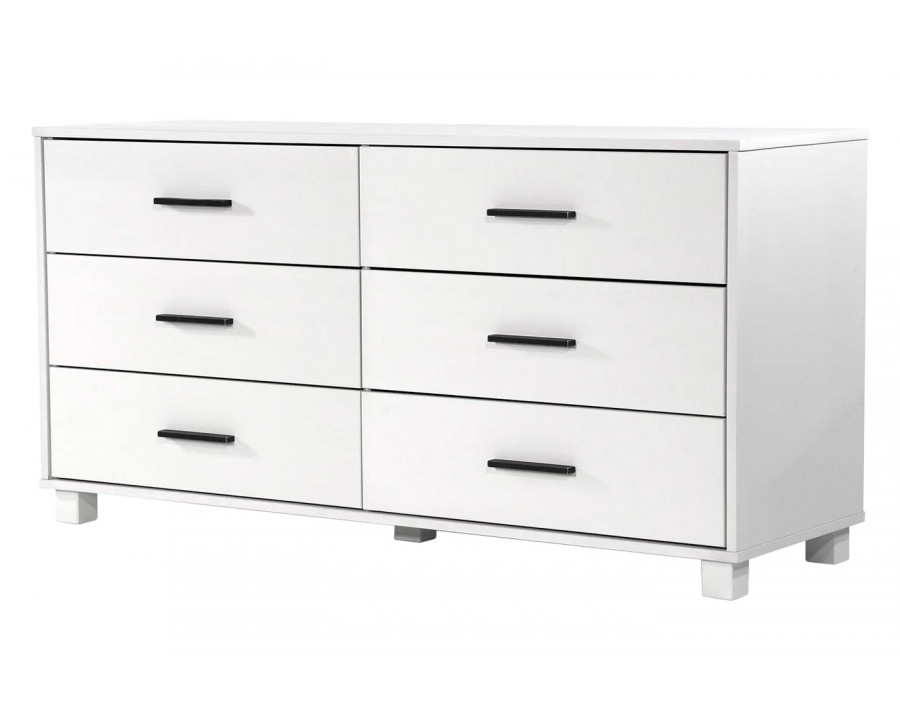 FaFurn - Modern Farmhouse Solid 6 Drawers Double Dresser