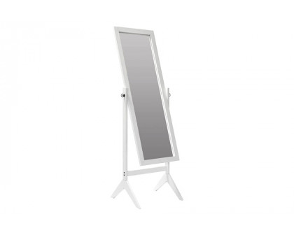 FaFurn Modern Full Length Freestanding Bedroom Floor Cheval Mirror - White