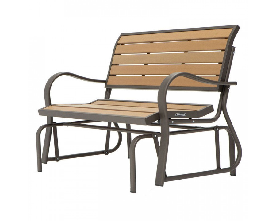 FaFurn - 48" Garden Bench in Walnut, Wood