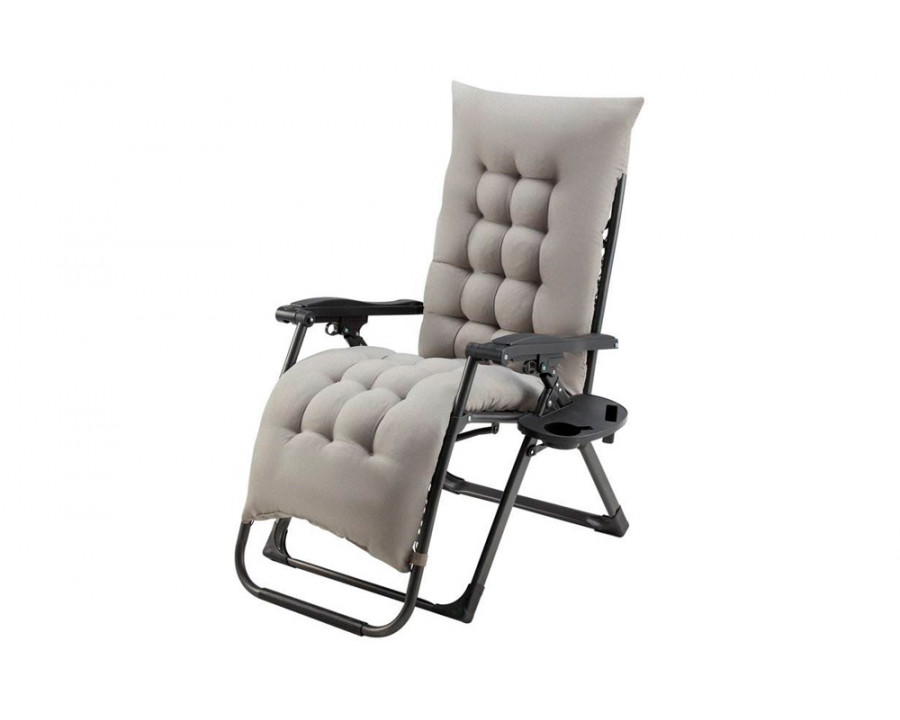 FaFurn - Folding Recliner Chair with Removable Cushion