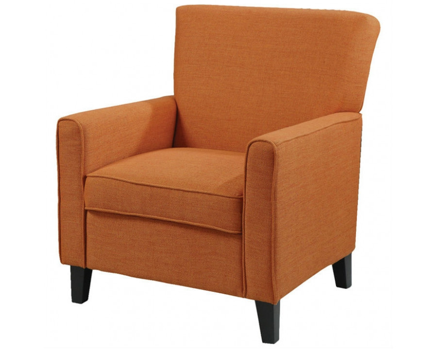 FaFurn - Armchair with Wood Legs in Orange