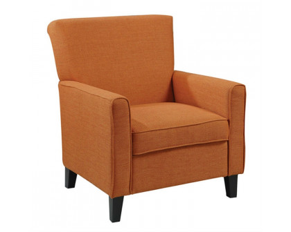 FaFurn - Armchair with Wood Legs in Orange