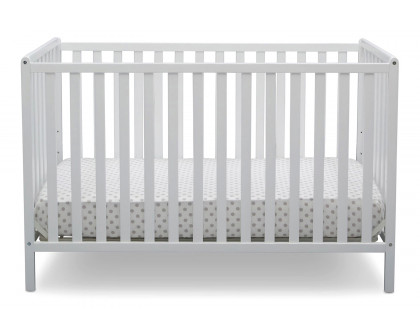 FaFurn 3-In-1 Modern Convertible Baby Crib Toddler Bed - White