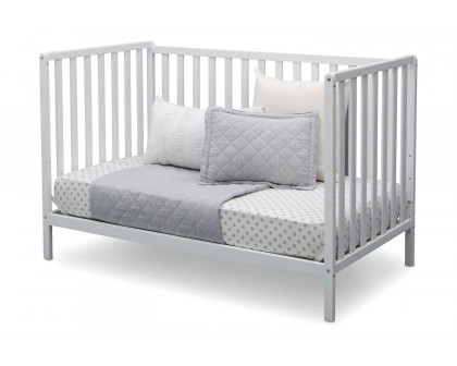 FaFurn 3-In-1 Modern Convertible Baby Crib Toddler Bed - White