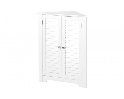 FaFurn - Corner 2 Door Space Saving Bathroom Storage Cabinet