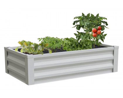 FaFurn - Powder Coated Metal Raised Garden Bed Planter