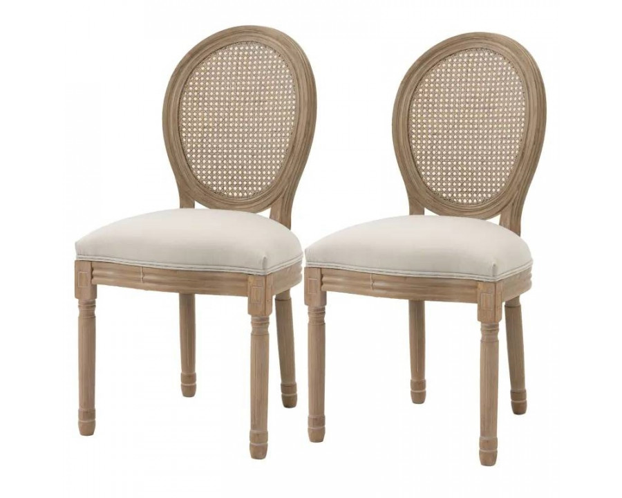 FaFurn - Set of 2 Vintage Dining Chairs