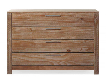 FaFurn - Farmhouse Traditional Rustic 4 Drawer Dresser