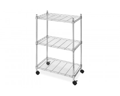 FaFurn - 3-Tier Metal Cart On Wheels