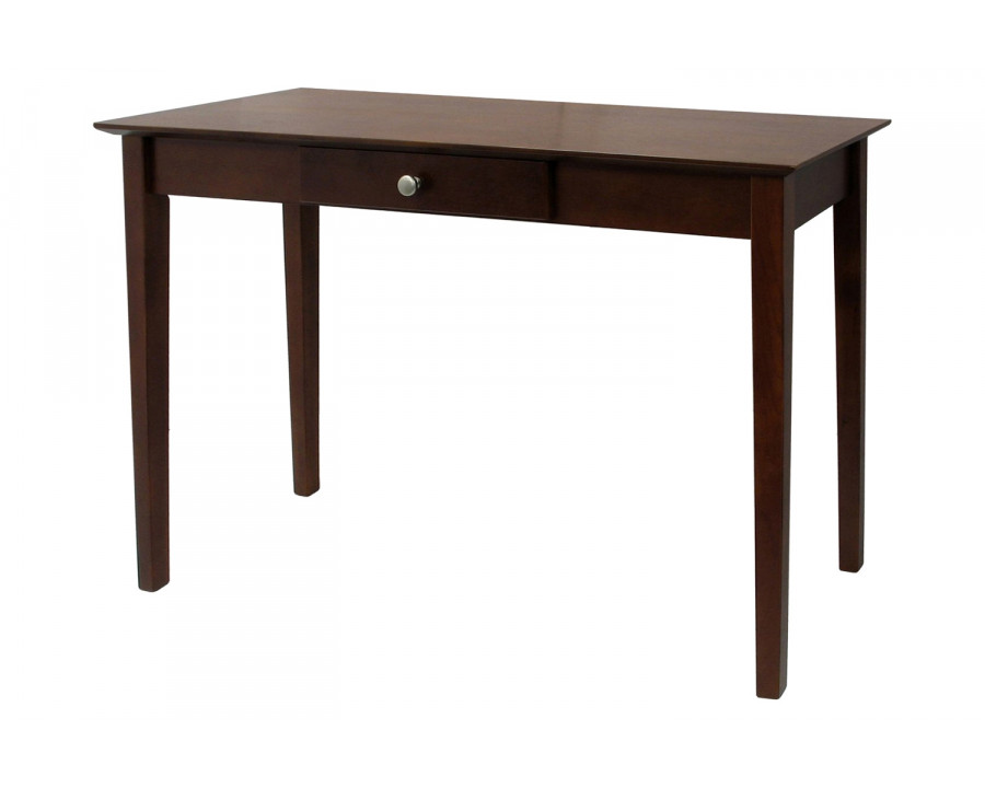 FaFurn - Console Table Laptop Computer Desk Sofa Table in Walnut Finish