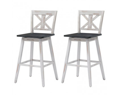 FaFurn - Set of 2 Modern Swivel Barstool