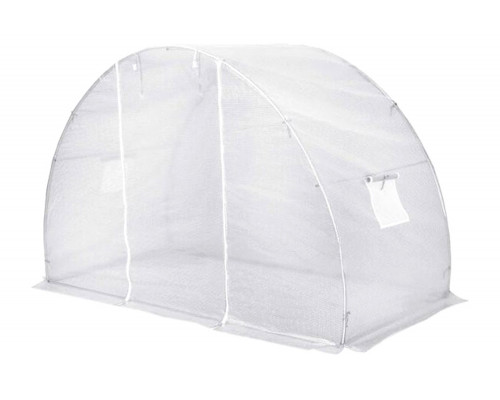 FaFurn - Greenhouse Kit with Heavy Duty Steel Frame and White Pe Cover