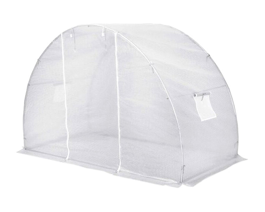 FaFurn - Greenhouse Kit with Heavy Duty Steel Frame and White Pe Cover