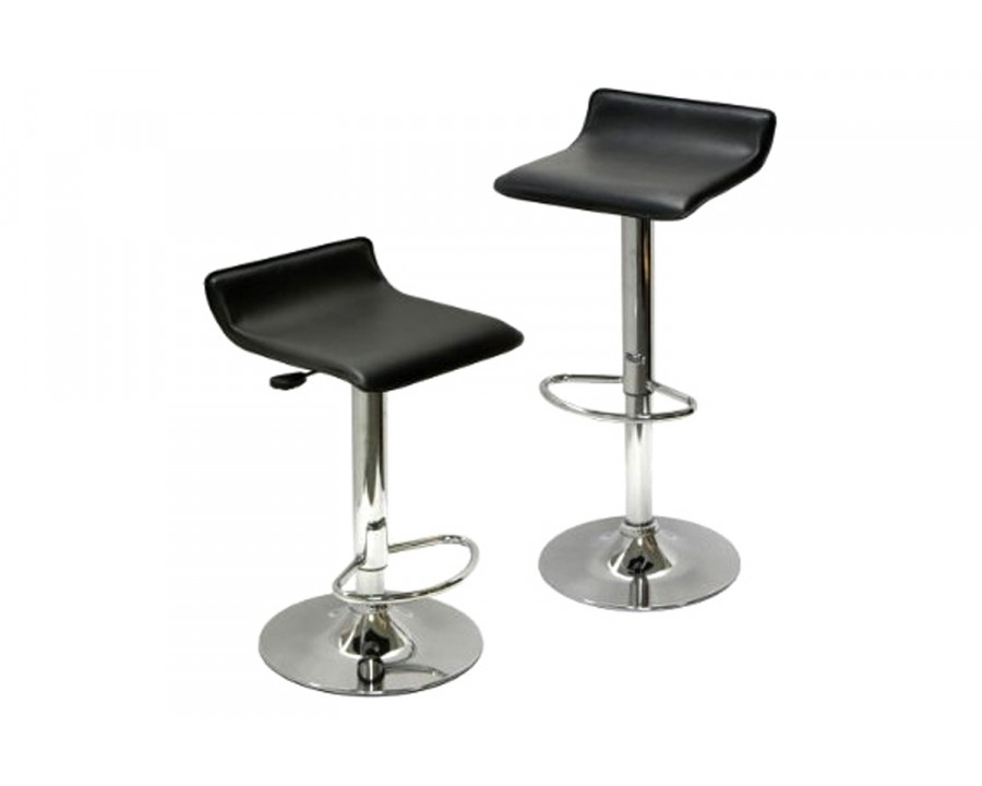 FaFurn - Modern Air-Lift Adjustable Bar Stools (Set of 2)