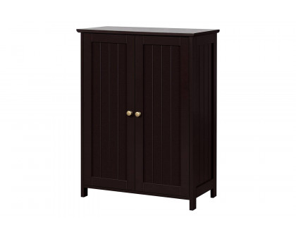 FaFurn - Wood 2-Door Freestanding Bathroom Floor Cabinet