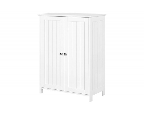 FaFurn Wood 2-Door Freestanding Bathroom Floor Cabinet - White