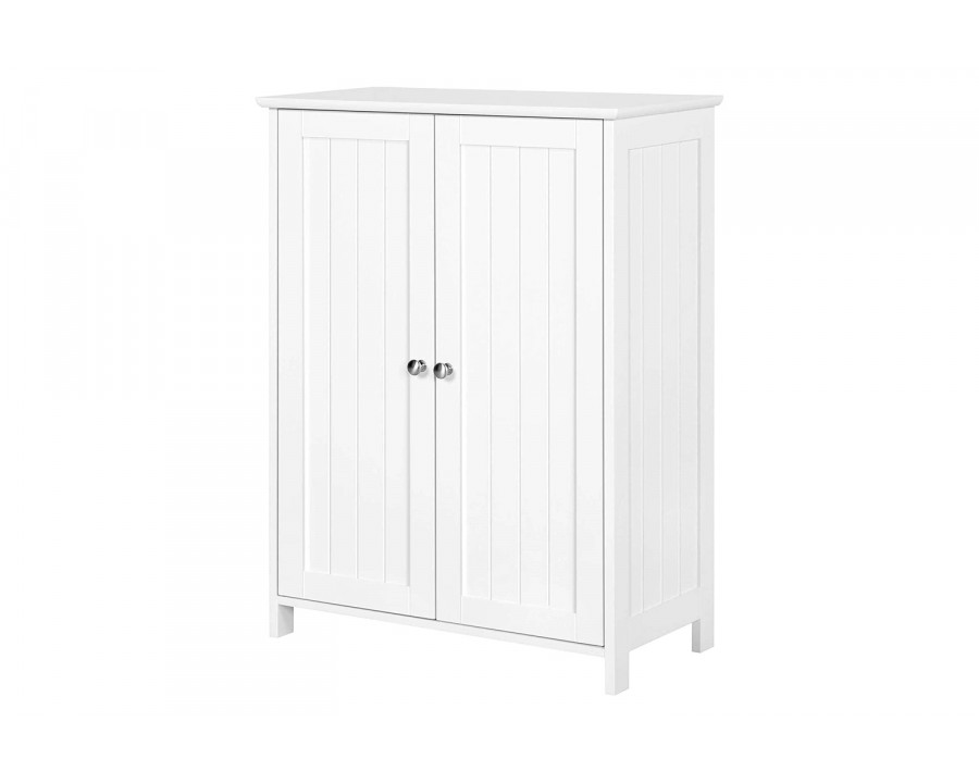 FaFurn - Wood 2-Door Freestanding Bathroom Floor Cabinet