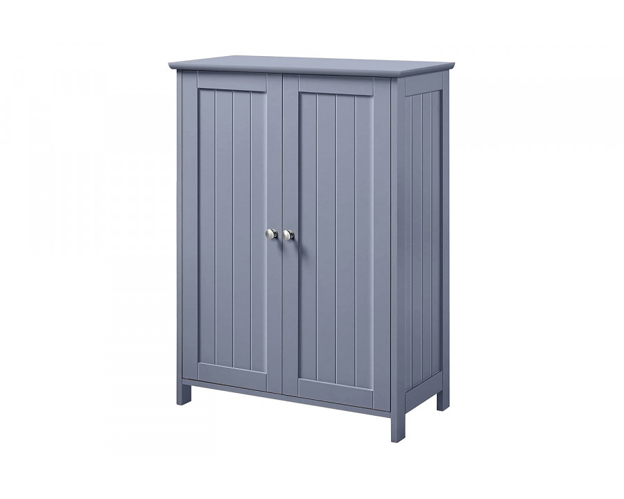 FaFurn Wood 2-Door Freestanding Bathroom Floor Cabinet - Gray