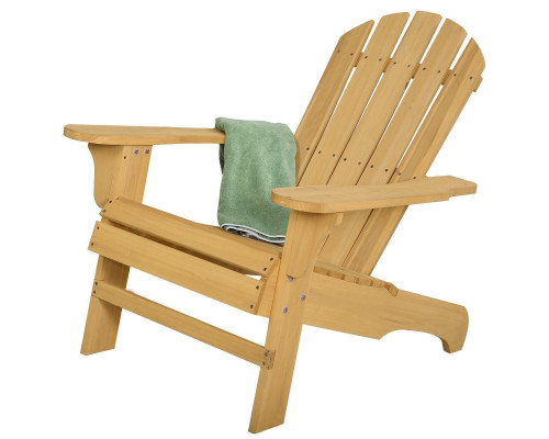 FaFurn - Adirondack Chair in Natural, Wood