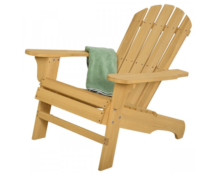 FaFurn - Adirondack Chair in Natural, Wood