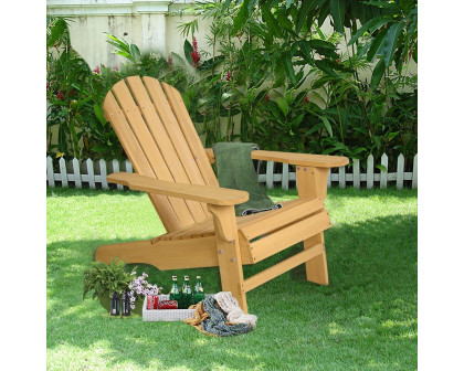 FaFurn - Adirondack Chair in Natural, Wood